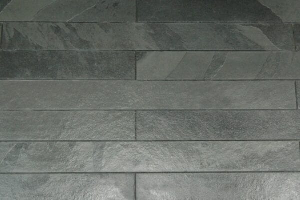 Strip Cladding Calibrated Cleft Slate Black